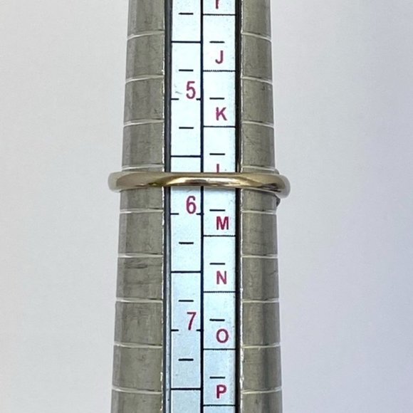 VTG 14K EREV White Gold 16 Stone Round Diamond Wedding Band Ring 5.75 - Picture 9 of 16